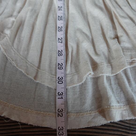 Free People Tunic Tank Top Womens Small Cream Megan Lace Embroidered Crochet - Picture 6 of 8